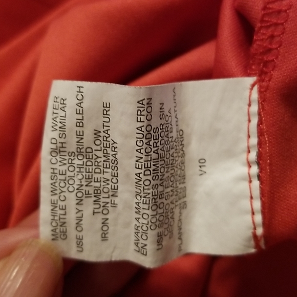 High Low Sleeveless Floral Orange Dress - Picture 13 of 13